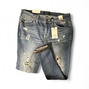 Judy Blue Women's Distressed- camo Skinny Jeans - new with tags. Size 11/30